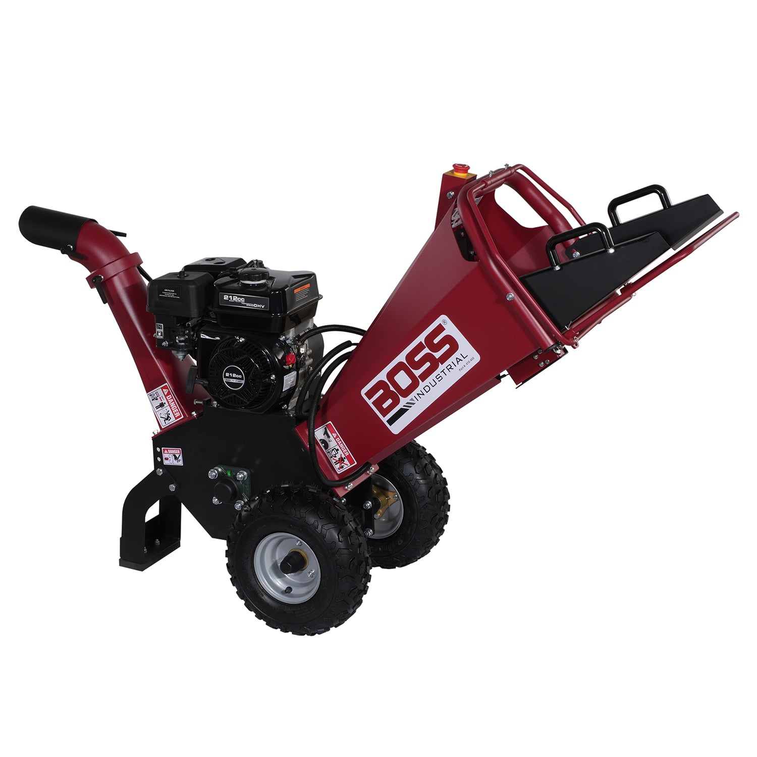 Boss Industrial 4" 7hp Chipper Shredder - CGR40 - Wood Splitter Outlet