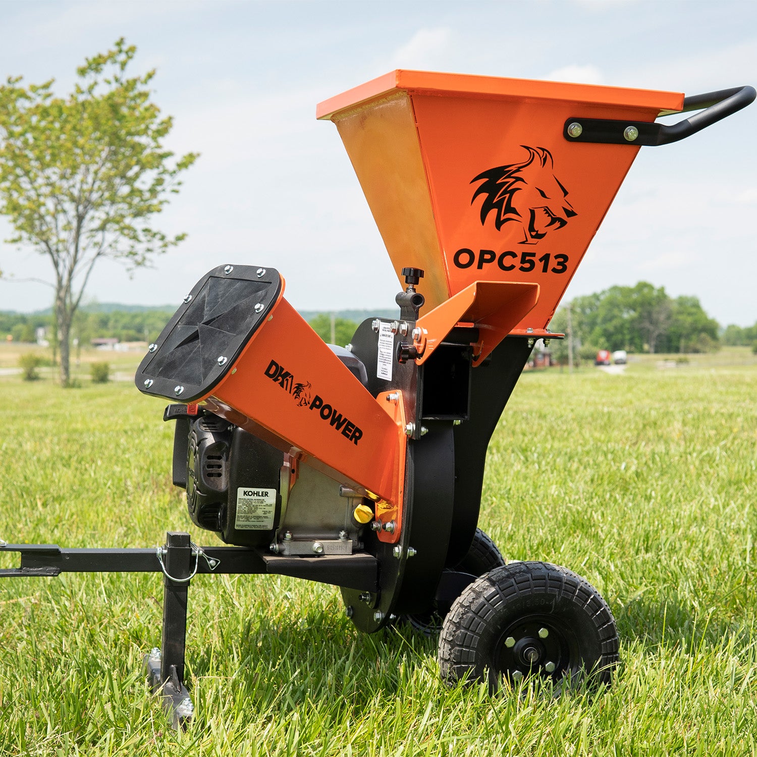 Detail K2 3 Inch 6.5 HP Disk Chipper/Shredder - OPC513 - Wood Splitter Outlet