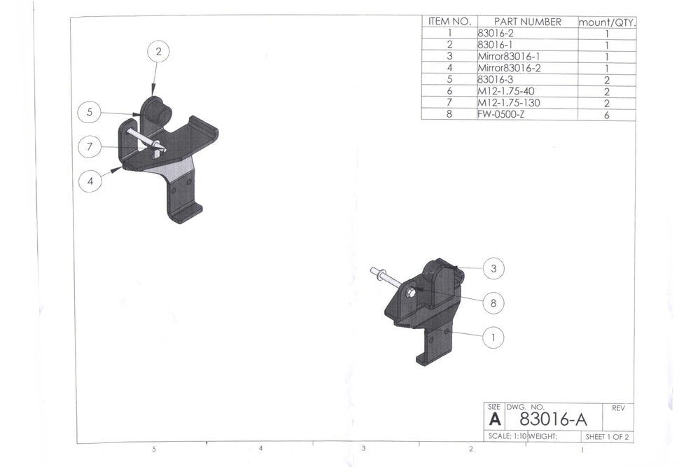 Detail K2 Snow Plow Custom Mount Kit