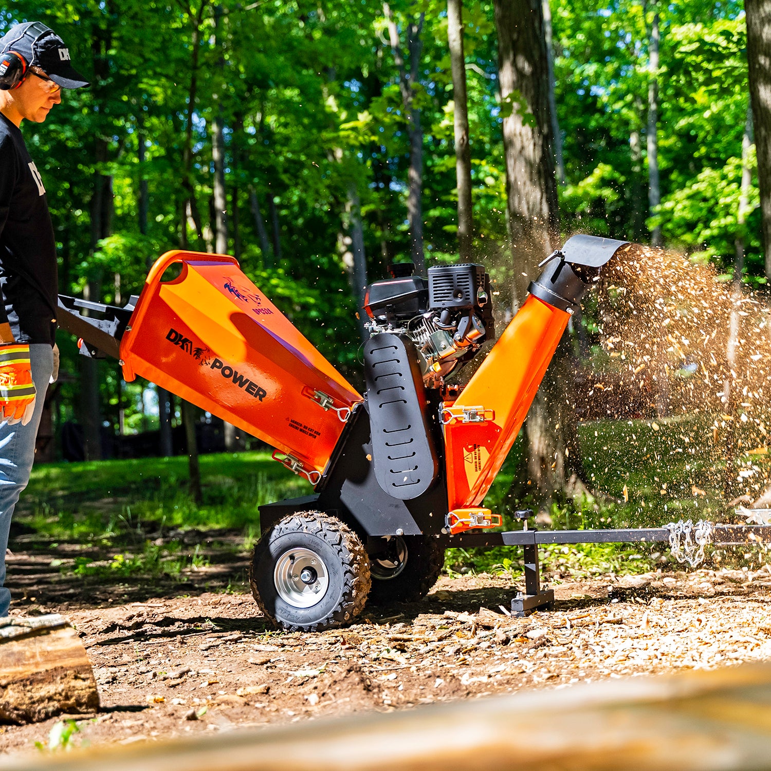Detail K2 4 Inch Kinetic Drum Chipper - OPC524 – Wood Splitter Outlet