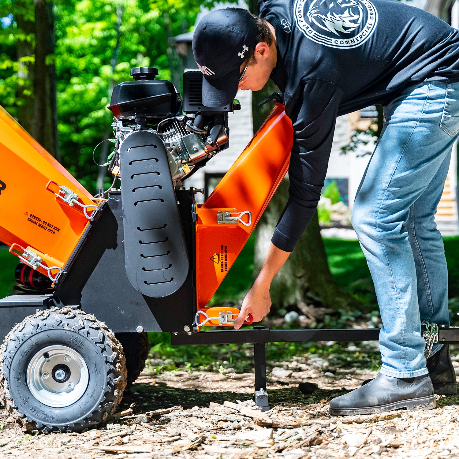 Detail K2 4 Inch Kinetic Drum Chipper - OPC524 – Wood Splitter Outlet