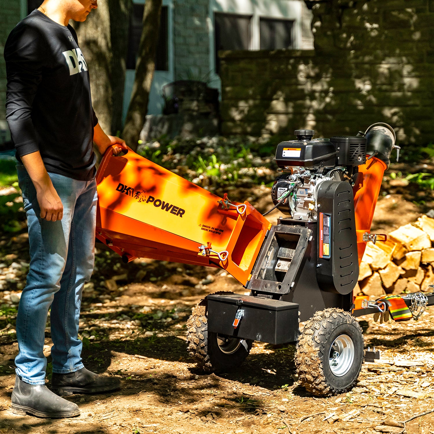 Detail K2 4 Inch Kinetic Drum Chipper - OPC524 – Wood Splitter Outlet