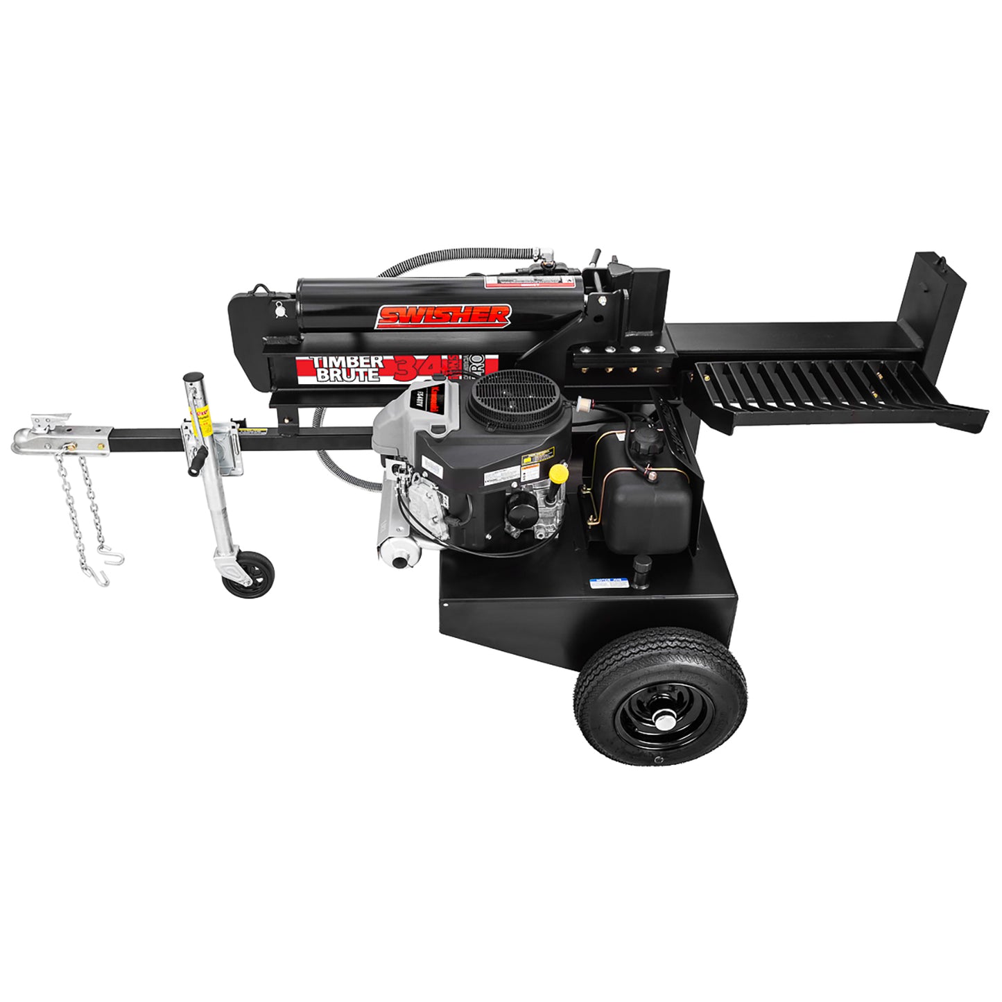 Swisher 34 Ton 14.5 HP Commercial Pro Gas Log Splitter - LSED14534 - Wood Splitter Outlet