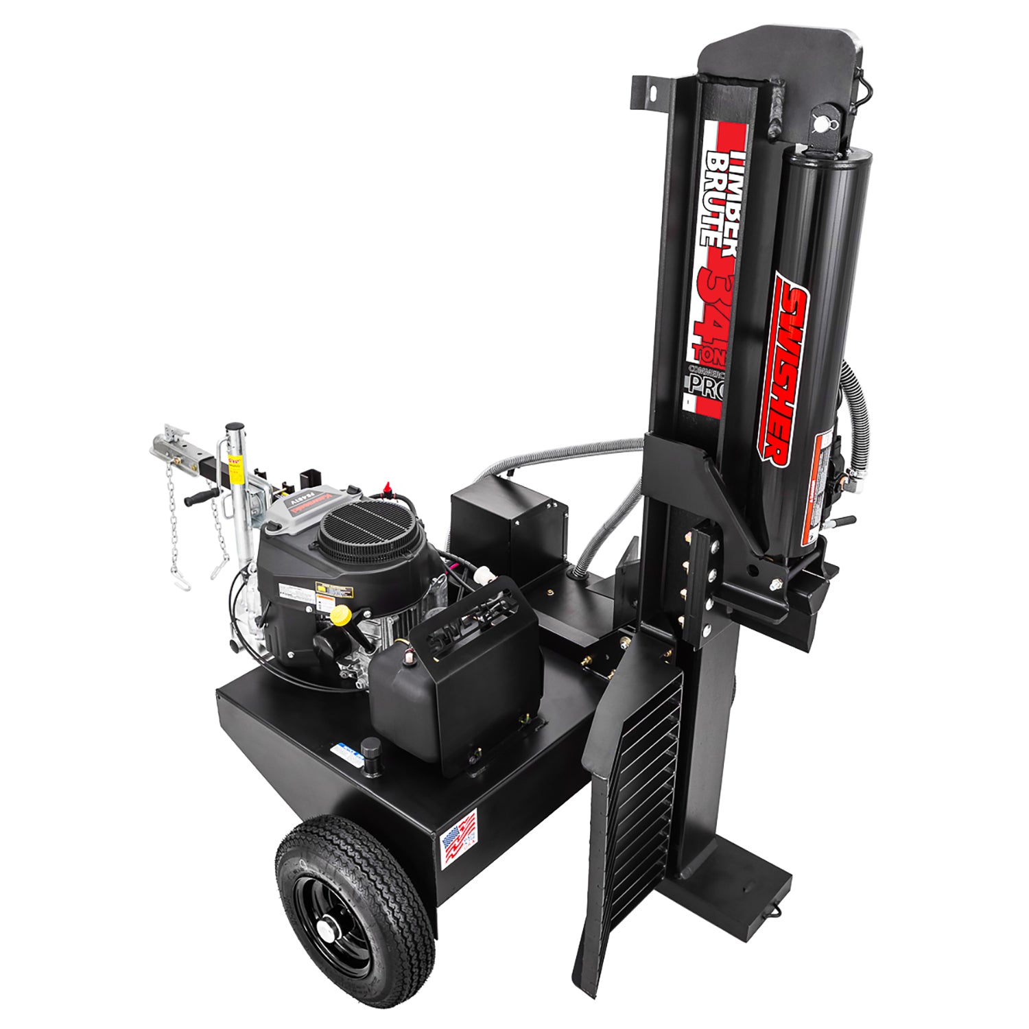 Swisher 34 Ton 14.5 HP Commercial Pro Gas Log Splitter - LSED14534 - Wood Splitter Outlet