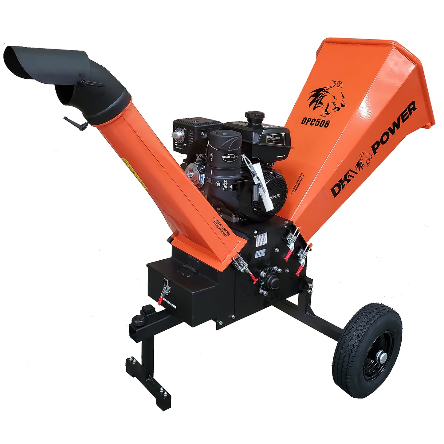 Detail K2 6 Inch 14 HP Cyclonic Chipper Shredder - OPC506-Wood Splitter Outlet