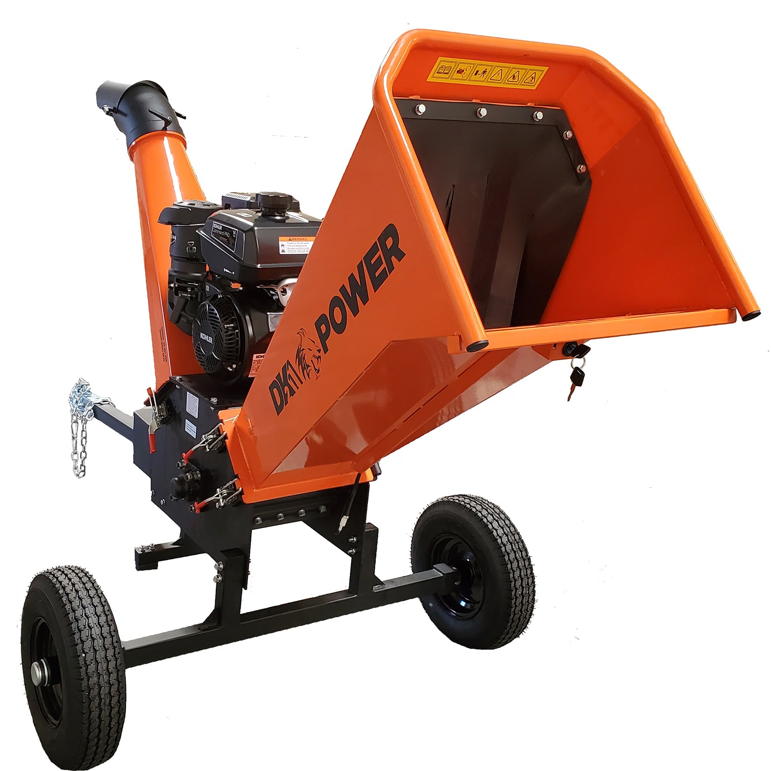 Detail K2 6 Inch 14 HP Cyclonic Chipper Shredder - OPC506-Wood Splitter Outlet