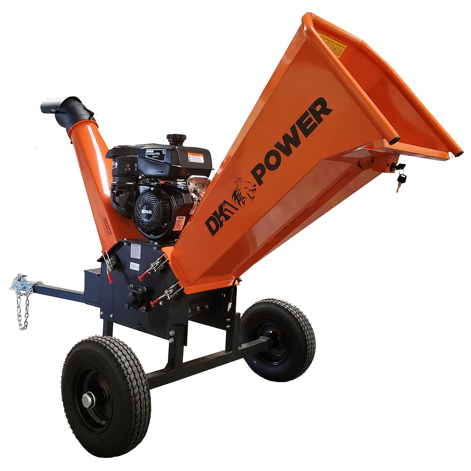 Detail K2 6 Inch 14 HP Cyclonic Chipper Shredder - OPC506-Wood Splitter Outlet