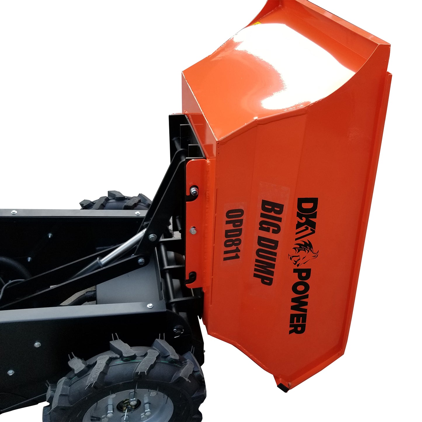 Detail K2 Big Dump 1100 Pound Electric Power Dump Cart - OPD811-Wood Splitter Outlet