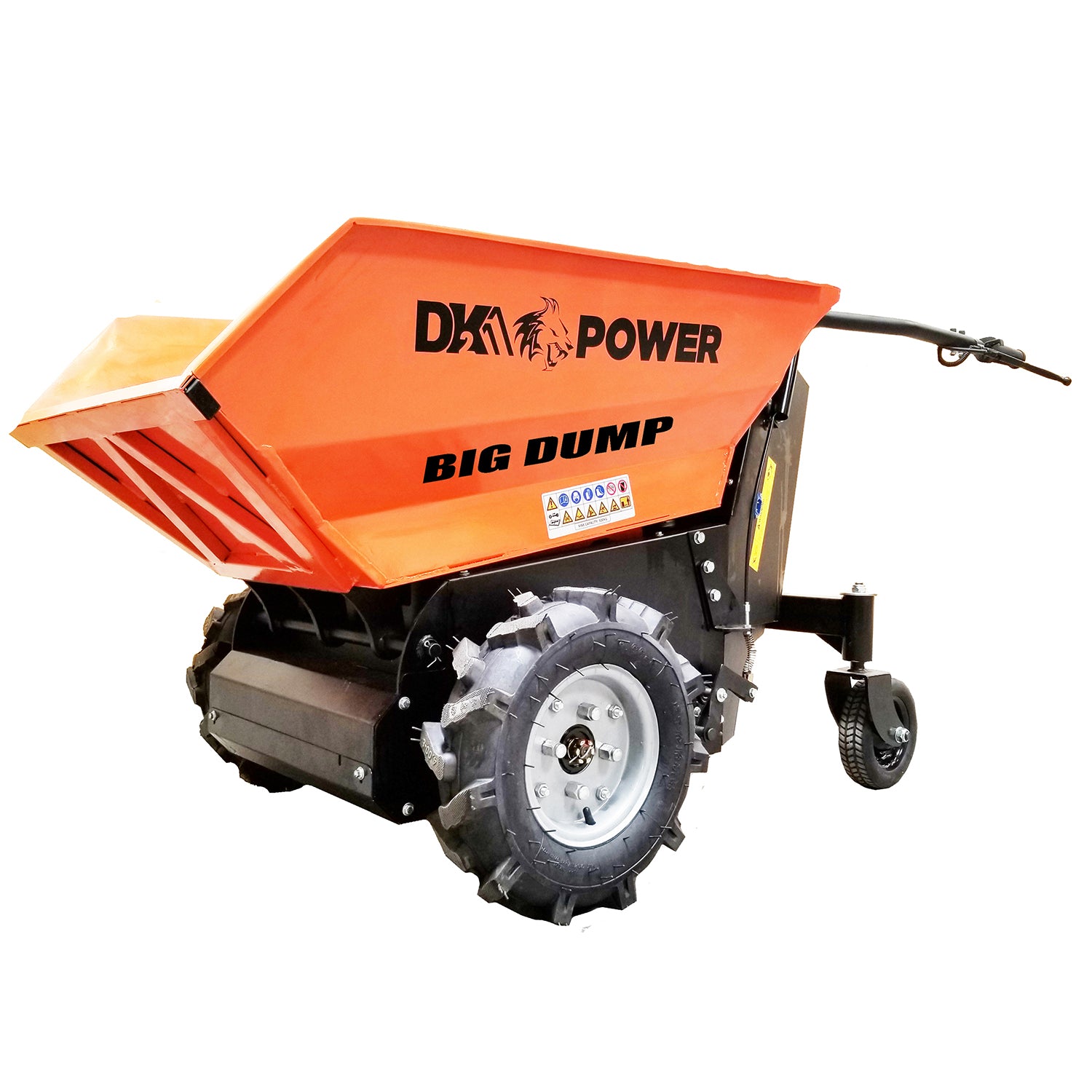 Detail K2 Big Dump 1100 Pound Electric Power Dump Cart - OPD811-Wood Splitter Outlet