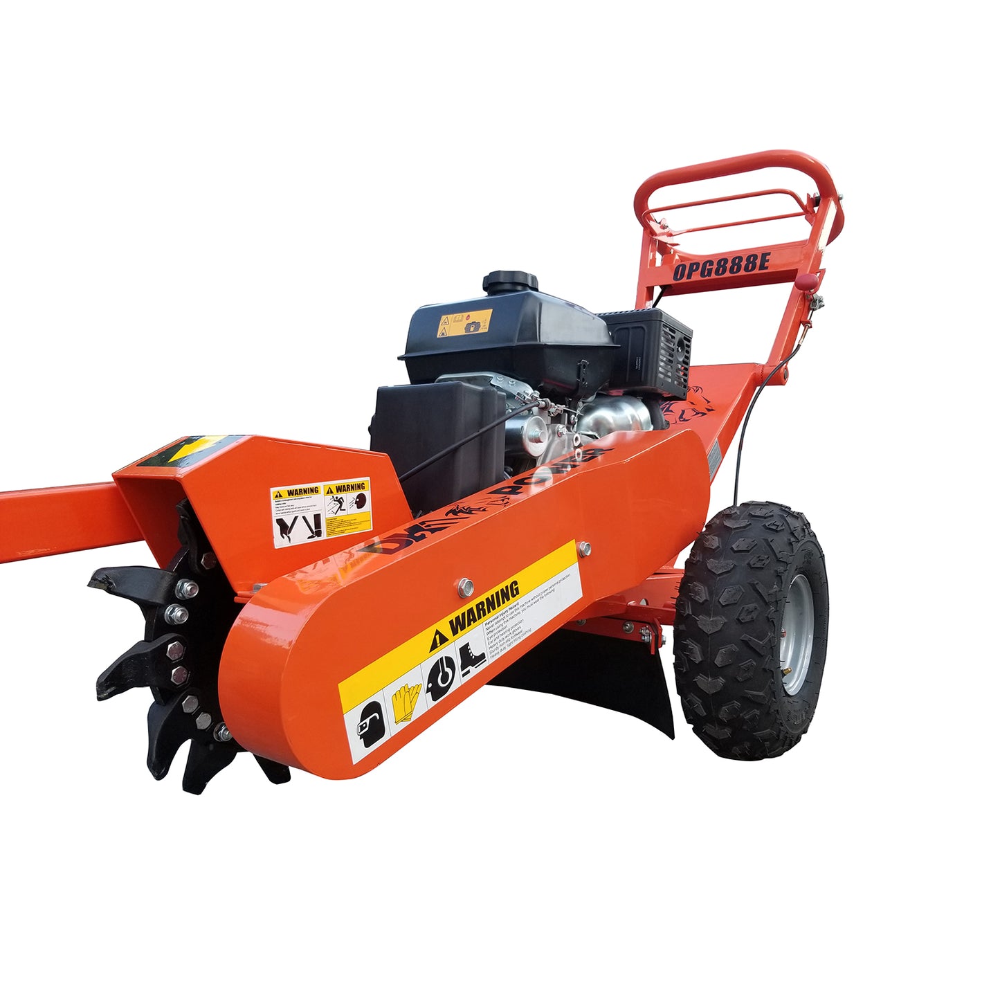 Detail K2 14 HP Commercial-Grade Stump Grinder with Electric Starter - OPG888E-Wood Splitter Outlet