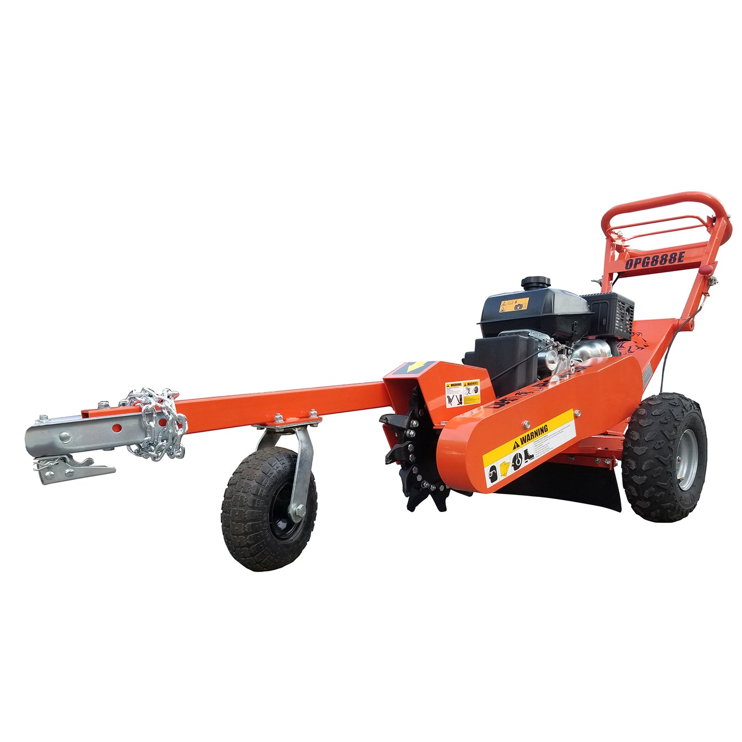 Detail K2 14 HP Commercial-Grade Stump Grinder with Electric Starter - OPG888E-Wood Splitter Outlet