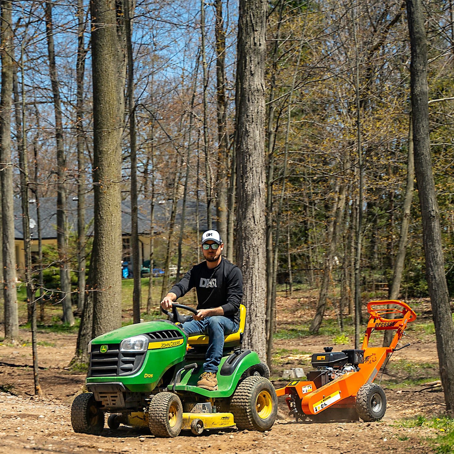 Detail K2 14 HP Commercial-Grade Stump Grinder with Electric Starter - OPG888E-Wood Splitter Outlet