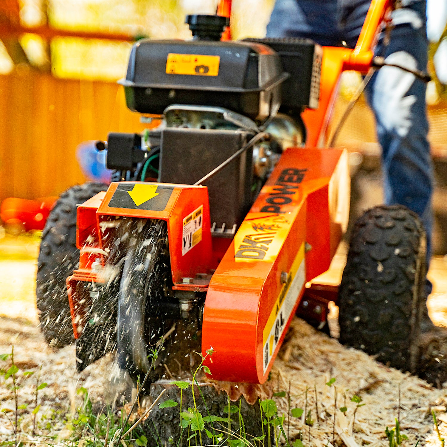 Detail K2 14 HP Commercial-Grade Stump Grinder with Electric Starter - OPG888E-Wood Splitter Outlet