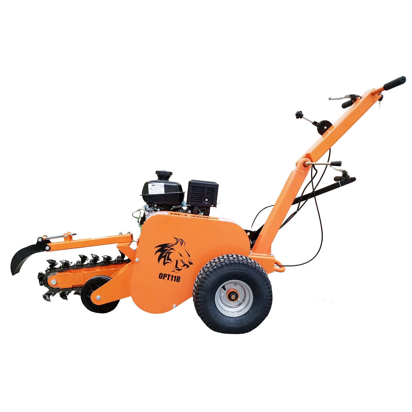 Detail K2 18 Inch 7 HP Trencher - OPT118-Wood Splitter Outlet