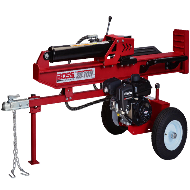 Boss Industrial 25 Ton Gas Log Splitter-WD25T-Bundle-Gas Splitter-Wood Splitter Outlet