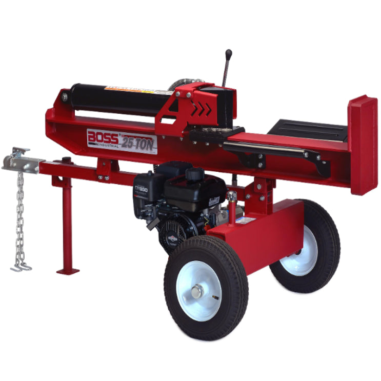 Boss Industrial 25 Ton Gas Log Splitter-WD25T-Bundle-Gas Splitter-Wood Splitter Outlet